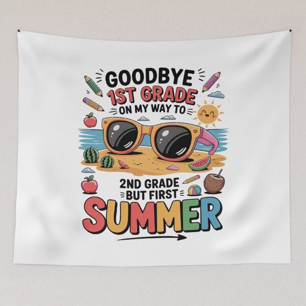 Item preview, Goodbye 1ST  Grade  on my way to Hello 2rd Grade summmer designed and sold by Rrettgison.