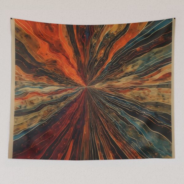 Item preview, Abstract explosion of color with linear elements designed and sold by Mianku | Für das Leben.