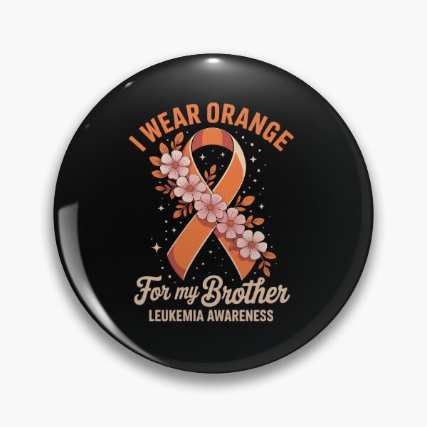 Item preview, I Wear Orange For My Brother Leukemia Cancer Awareness designed and sold by Rrettgison.