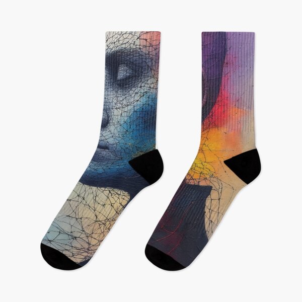 Item preview, Abstract human silhouette in colors designed and sold by Mianku | Für das Leben.