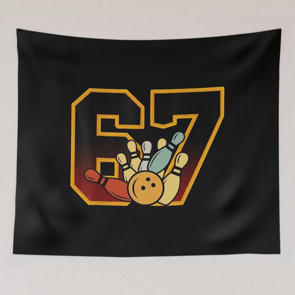 Item preview, 67 6 7 Bowling Varsity Strike Shirt designed and sold by LashondaGreen89.