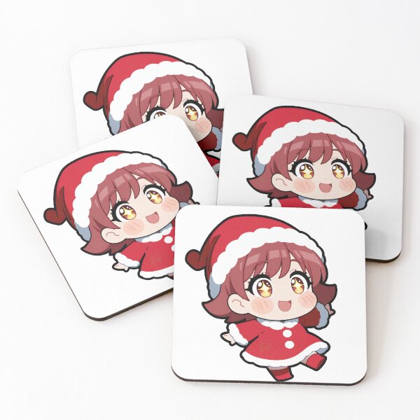Item preview, Kawaii Christmas Anime Girl Sticker Design designed and sold by Atthapolaudom.