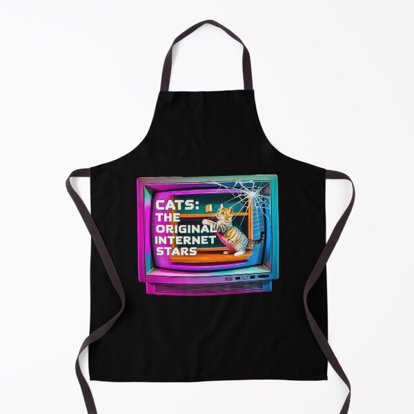 Item preview, Cats The Original Internet Stars Retro CRT Art designed and sold by Amanda's Factory.