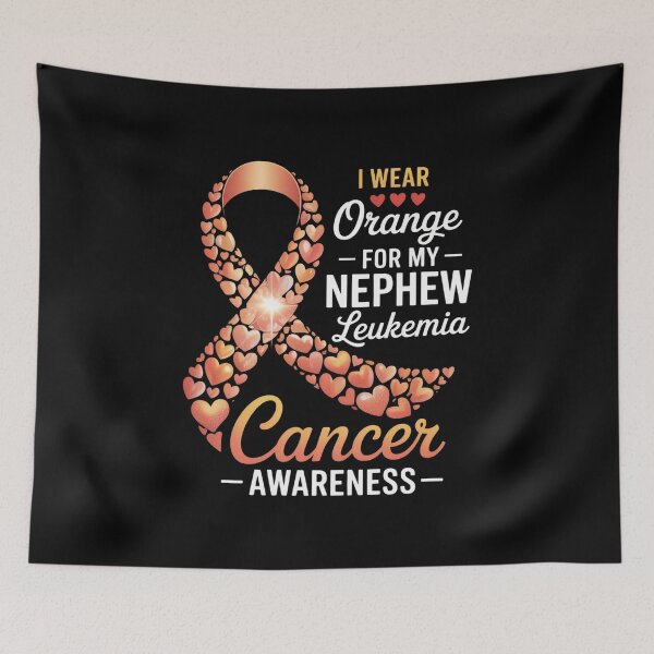 Item preview, I Wear Orange For My Nephew Leukemia Cancer Awareness designed and sold by Rrettgison.