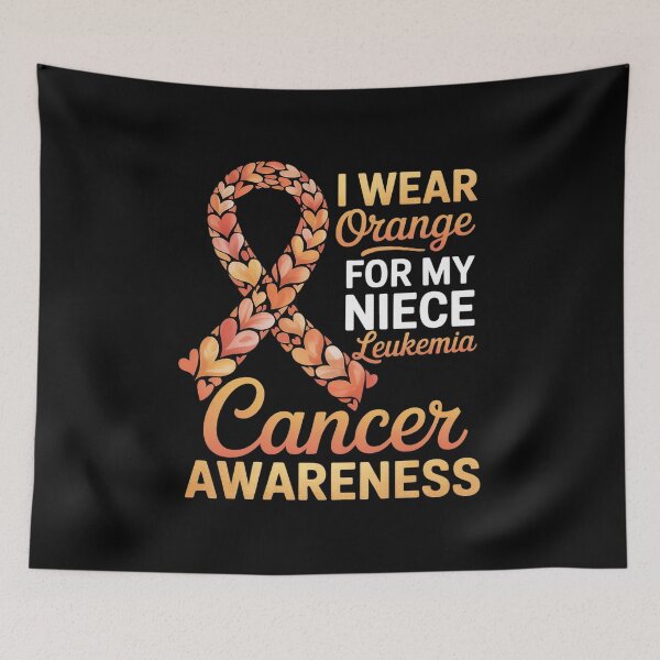 Item preview, I Wear Orange For My Niece Leukemia Cancer Awareness designed and sold by Rrettgison.