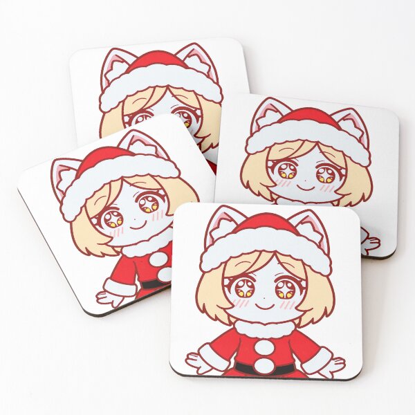 Item preview, Kawaii Christmas Anime Girl Sticker Design designed and sold by Atthapolaudom.