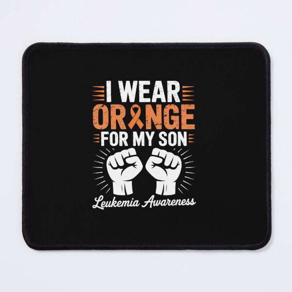 Item preview, I Wear Orange For Son Leukemia Cancer Awareness Month designed and sold by Rrettgison.