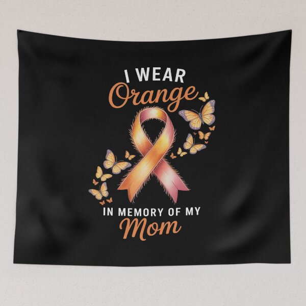 Item preview, I Wear Orange In Memory Of My Mom Leukemia Awareness Cancer designed and sold by Rrettgison.