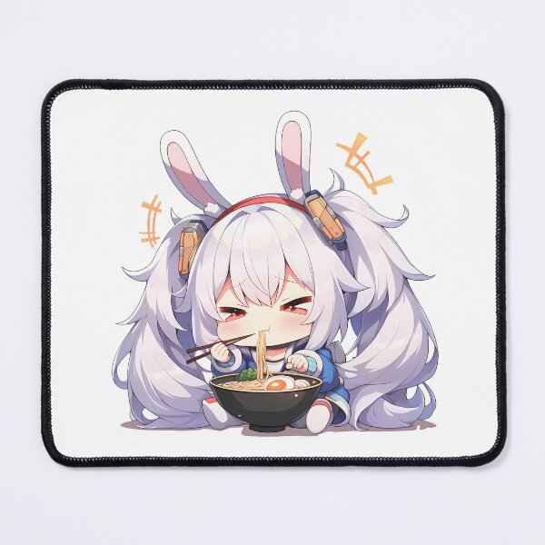 Item preview, Anime Laffey Azur Lane Ramen Kawaii Chibi White Hair Anime Girl Bowl Cute designed and sold by Raslbazola.