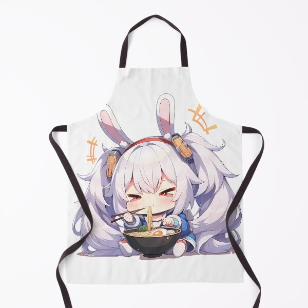 Item preview, Anime Laffey Azur Lane Ramen Kawaii Chibi White Hair Anime Girl Bowl Cute designed and sold by Raslbazola.
