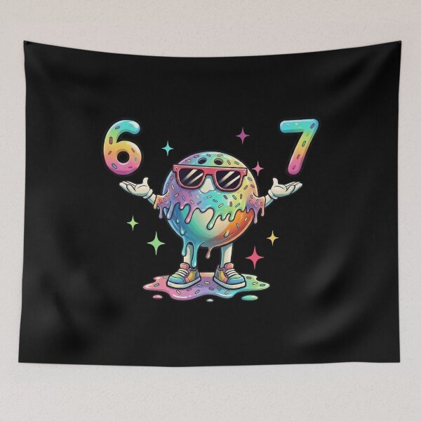 Item preview, Six Seven 67 6 7 Cool Bowling Sunglassses Meme Shirt designed and sold by LashondaGreen89.