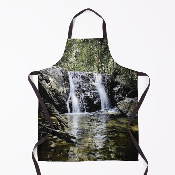 Item preview, A peaceful waterfall surrounded by lush forest designed and sold by franck380.
