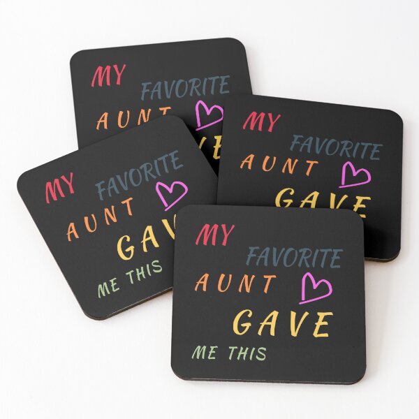 Item preview, My Favorite Aunt Gift Funny Family Auntie Birthday Pride designed and sold by karibov.