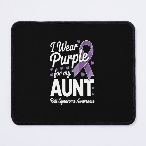 Item preview, I Wear Purple For My Aunt Rett Syndrome Awareness Ribbon designed and sold by Rrettgison.