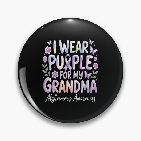 Item preview, I Wear Purple For My Grandma Alzheimers Awareness Support designed and sold by Rrettgison.