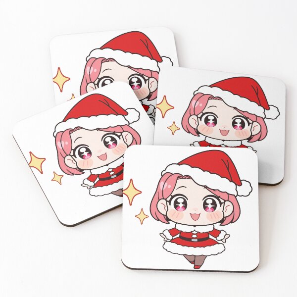 Item preview, Kawaii Christmas Anime Girl Sticker Design designed and sold by Atthapolaudom.
