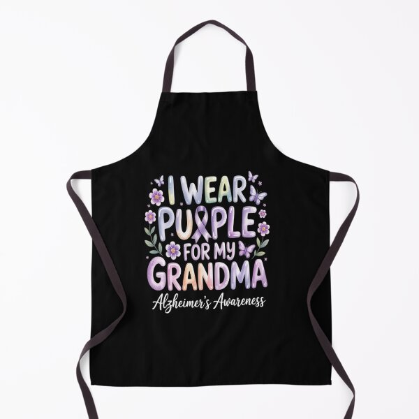 Item preview, I Wear Purple For My Grandma Alzheimers Awareness Support designed and sold by Rrettgison.