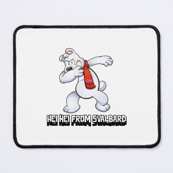 Item preview, Polar Bear Christmas in Svalbard Norway Gedelig Jul, God Jul, Longyearbyen Arctic Nation designed and sold by GraTEEtude.
