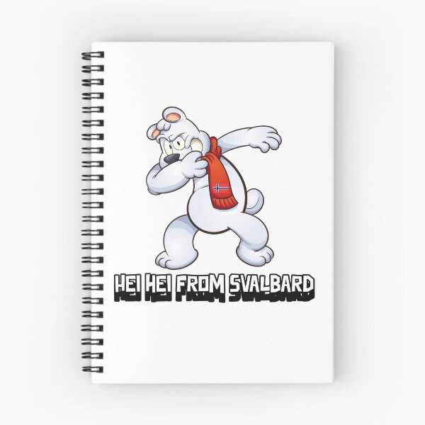 Item preview, Polar Bear Christmas in Svalbard Norway Gedelig Jul, God Jul, Longyearbyen Arctic Nation designed and sold by GraTEEtude.