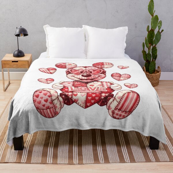 Item preview, Valentine Patchwork Cartoon Mouse designed and sold by Kharlamovaarina.