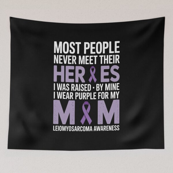 Item preview, I WEAR PURPLE FOR MY MOM LEIOMYOSARCOMA AWARENESS designed and sold by Rrettgison.