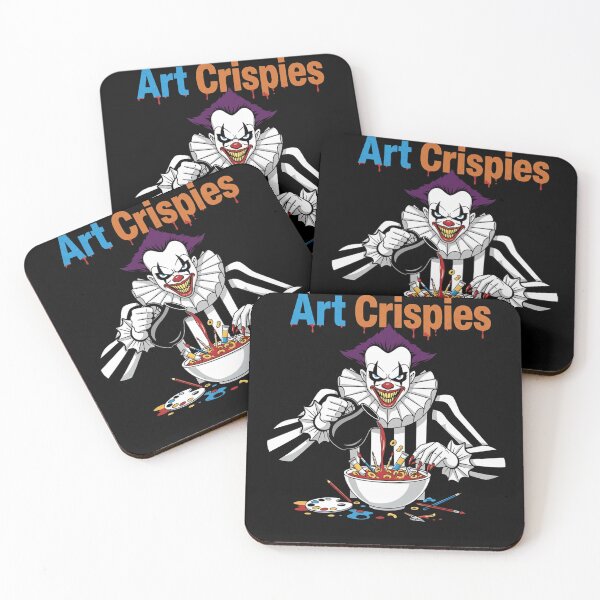 Item preview, Spooky Retro Art Crispies Terrifier Horror Movie designed and sold by IrinaVeradeLeal.
