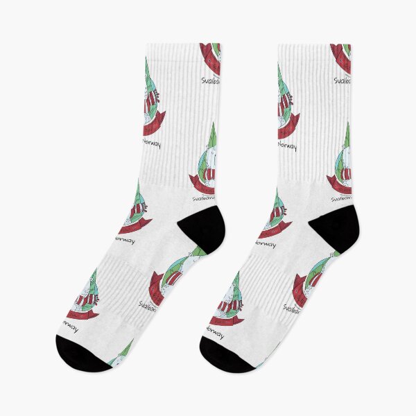 Item preview, Polar Bear Christmas in Svalbard Norway Gedelig Jul, God Jul, Longyearbyen Arctic Nation designed and sold by GraTEEtude.