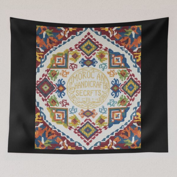 Aperçu de l'œuvre Vibrant Moroccan Zellige Pattern créée et vendue par designwiss.