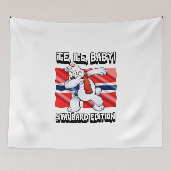 Item preview, Ice Ice Baby Polar Bear in Svalbard Norway Longyearbyen Arctic Nation designed and sold by GraTEEtude.