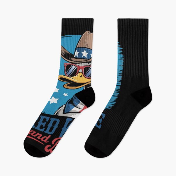 Item preview, Red White and Blew American Duck 4th of July USA Flag Goose designed and sold by Voidbinder.