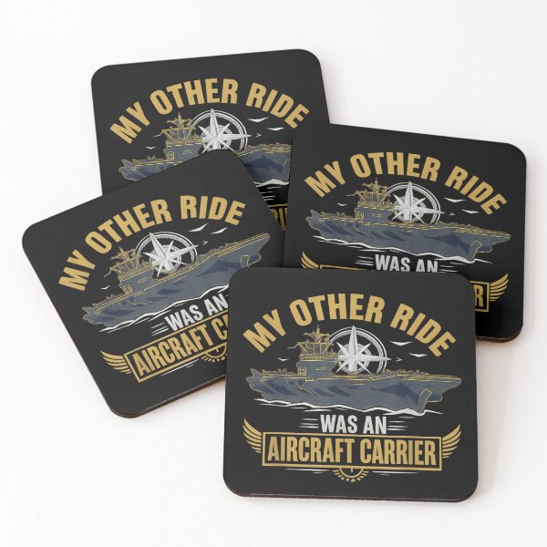 Item preview, My Other Ride Was An Aircraft Carrier Military Humor Graphic designed and sold by YubitaLeLe.