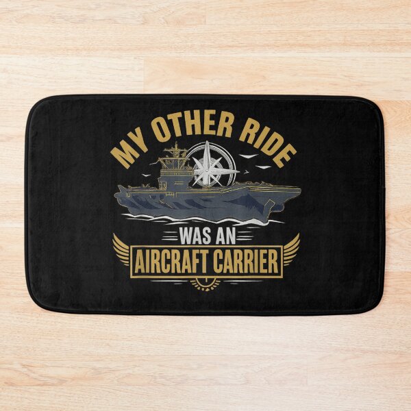 Item preview, My Other Ride Was An Aircraft Carrier Military Humor Graphic designed and sold by YubitaLeLe.