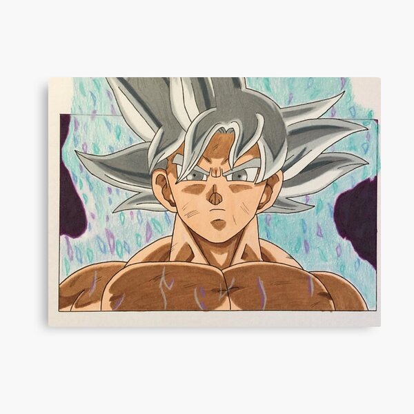 Lienzo «Instinto de Goku Ultra - Uno de una clase - Dibujado a mano» de K90Art | Redbubble Lienzo «Instinto de Goku Ultra - Uno de una clase - Dibujado a mano» de K90Art | Redbubble