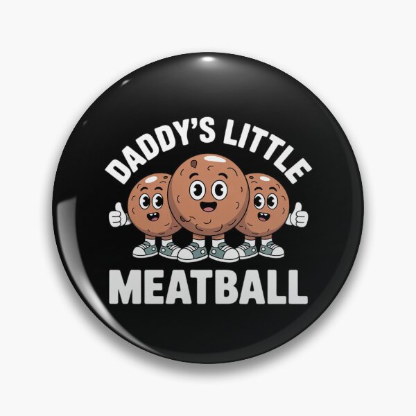 Item preview, Funny Daddy Little Meatball Italian Pun for Kids Boys Girls designed and sold by RoyTill0Art.