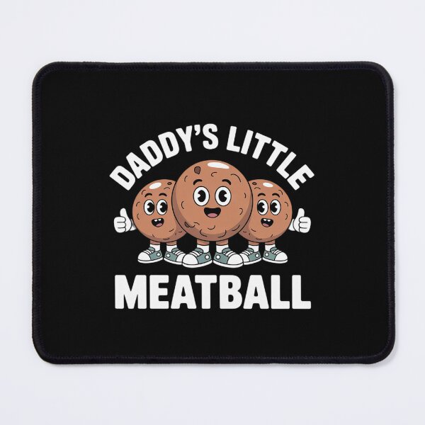 Item preview, Funny Daddy Little Meatball Italian Pun for Kids Boys Girls designed and sold by RoyTill0Art.