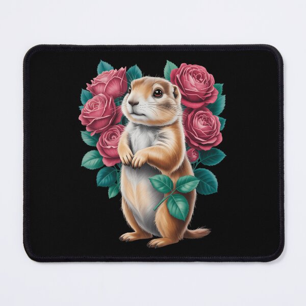 Item preview, Groundhog Floral Heart Valentines Day Pet Lovers designed and sold by Morphologiona.