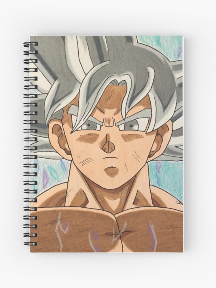 Cuaderno de espiral «Instinto de Goku Ultra - Uno de una clase - Dibujado a  mano» de K90Art | Redbubble