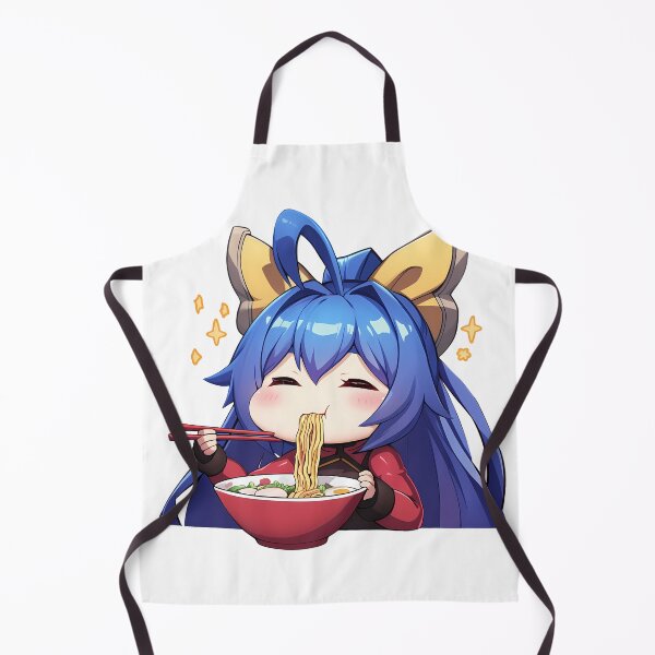 Item preview, Game Mai Natsume Blazblue Ramen Kawaii Chibi Blue Hair Game Girl Cute Bowl designed and sold by Raslbazola.
