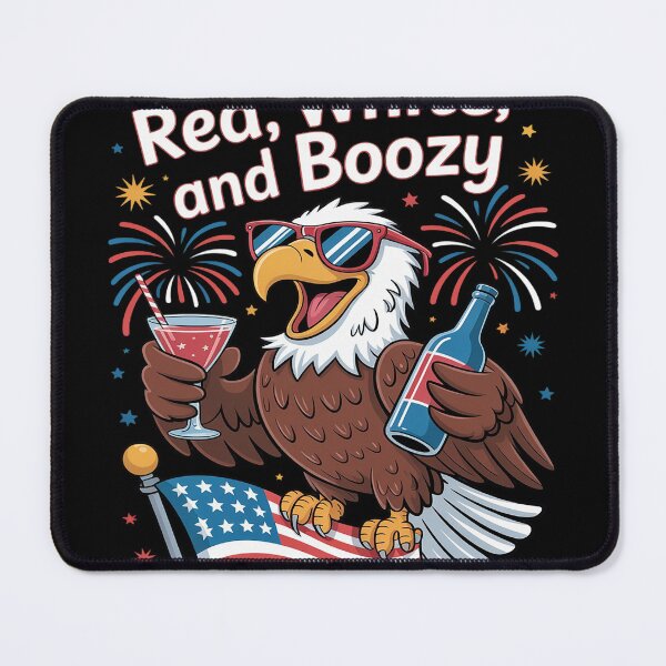 Item preview, Red, White and boozy - Patriotic Eagle designed and sold by Voidbinder.