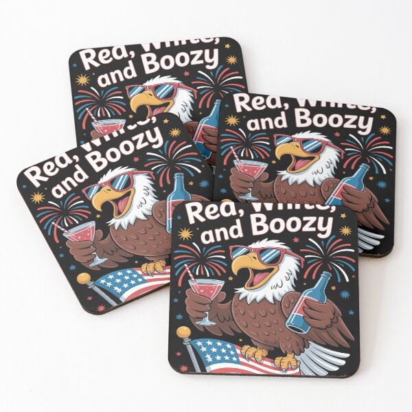 Item preview, Red, White and boozy - Patriotic Eagle designed and sold by Voidbinder.