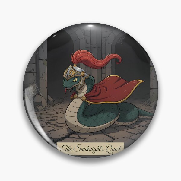 Item preview, The Snaknight's Quest | Loyal Adventure Design designed and sold by Pets & Memes & Stuff.