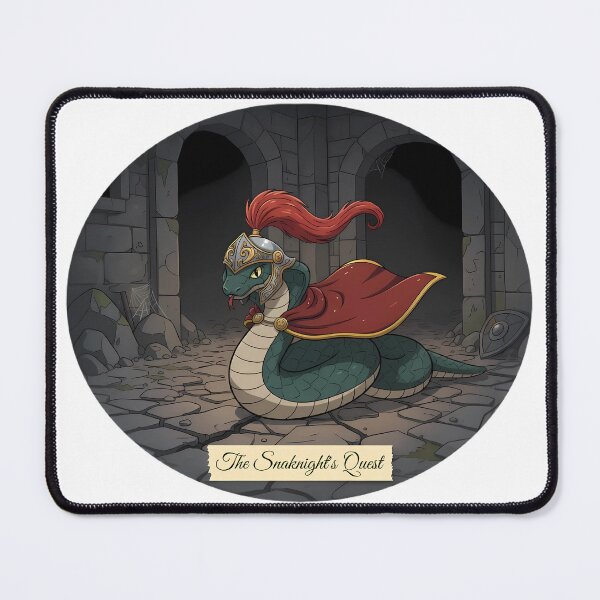 Item preview, The Snaknight's Quest | Loyal Adventure Design designed and sold by Pets & Memes & Stuff.