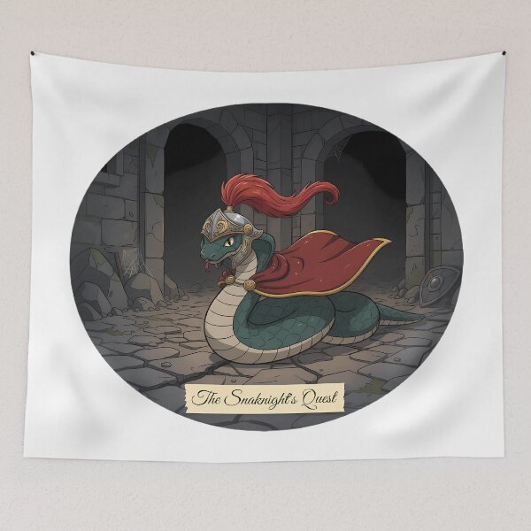 Item preview, The Snaknight's Quest | Loyal Adventure Design designed and sold by Pets & Memes & Stuff.