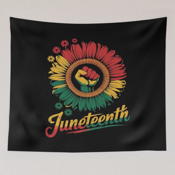 Item preview, Juneteenth Accentors Sunflower African American Black Pride  designed and sold by Rrettgison.