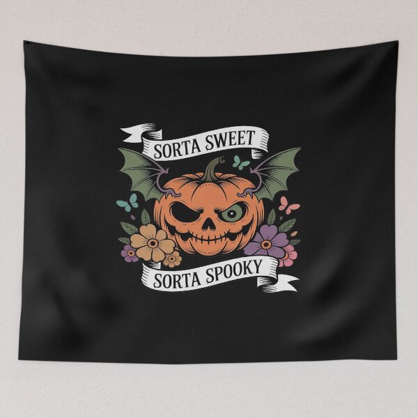 Item preview, Sorta Sweet Sorta Spooky Funny Halloween designed and sold by TAYLOROUSDALE.