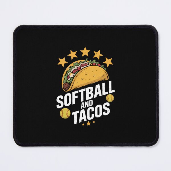 Item preview, Softball And Tacos Funny Catcher Pitcher Food Lovers designed and sold by cosmicncozyS.