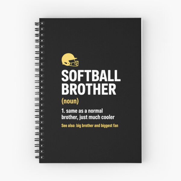 Item preview, Softball Brother Support Funny designed and sold by cosmicncozyS.