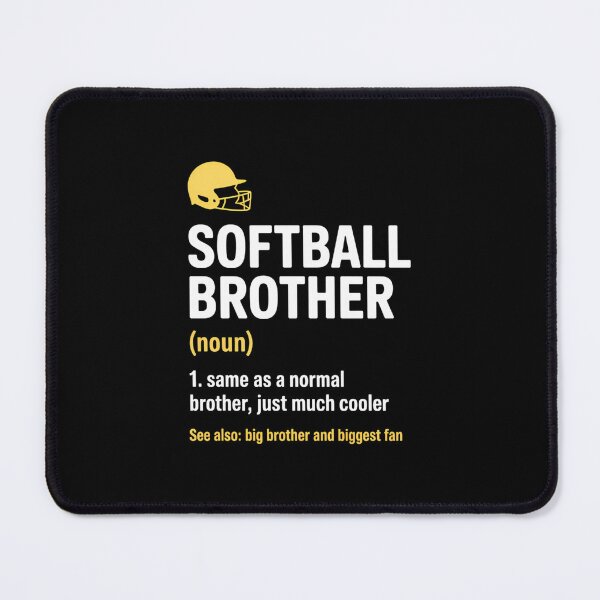 Item preview, Softball Brother Support Funny designed and sold by cosmicncozyS.