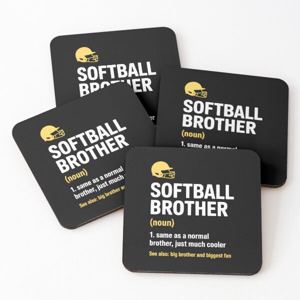 Item preview, Softball Brother Support Funny designed and sold by cosmicncozyS.