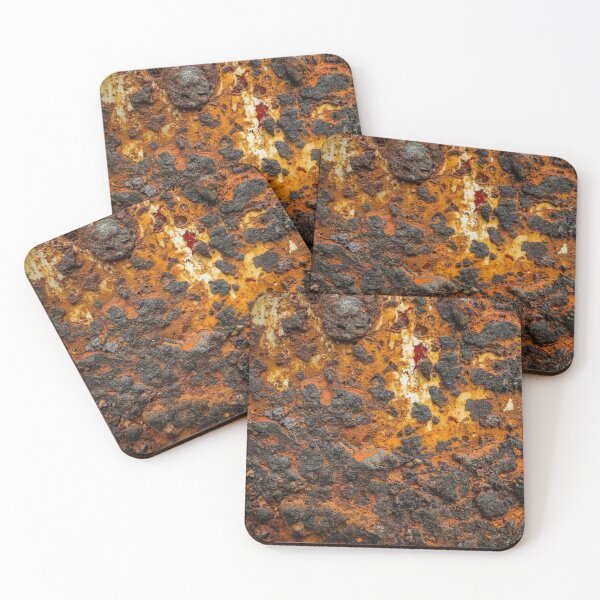 Item preview, Weathered Metallic Backdrop with Natural Oxidation designed and sold by The Rust Lab.
